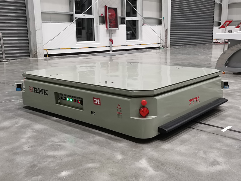 3 tonn o'zini o'zi ekskursiya qilingan elektr uzatish trolley magnitli navigation AGV