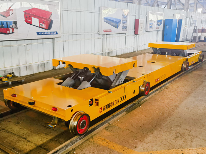 35 tonna avtomatlashtirilgan temir yo'l transporti trolleyasini ko'taring