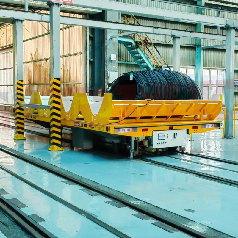 10 tonna v-shaklidagi qavsli RGV avtomatlashtirilgan temir yo'l transporti