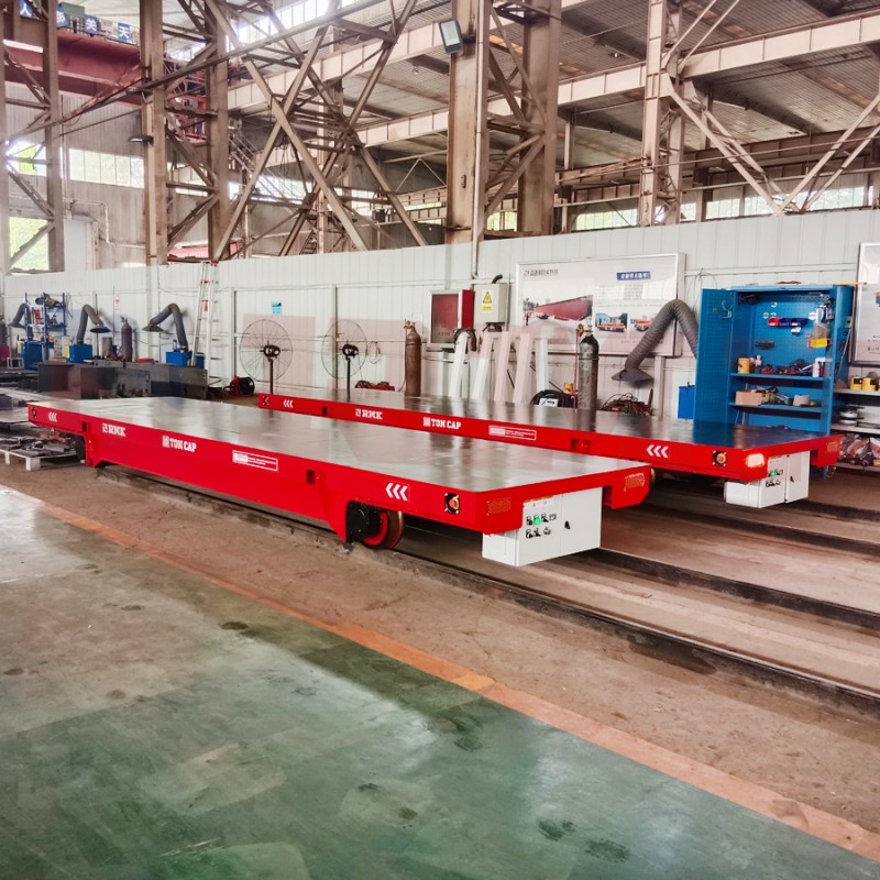 Rail Transfer Cart Industrial Handling and Transportation Equipment Heavy Load Rail Trolley