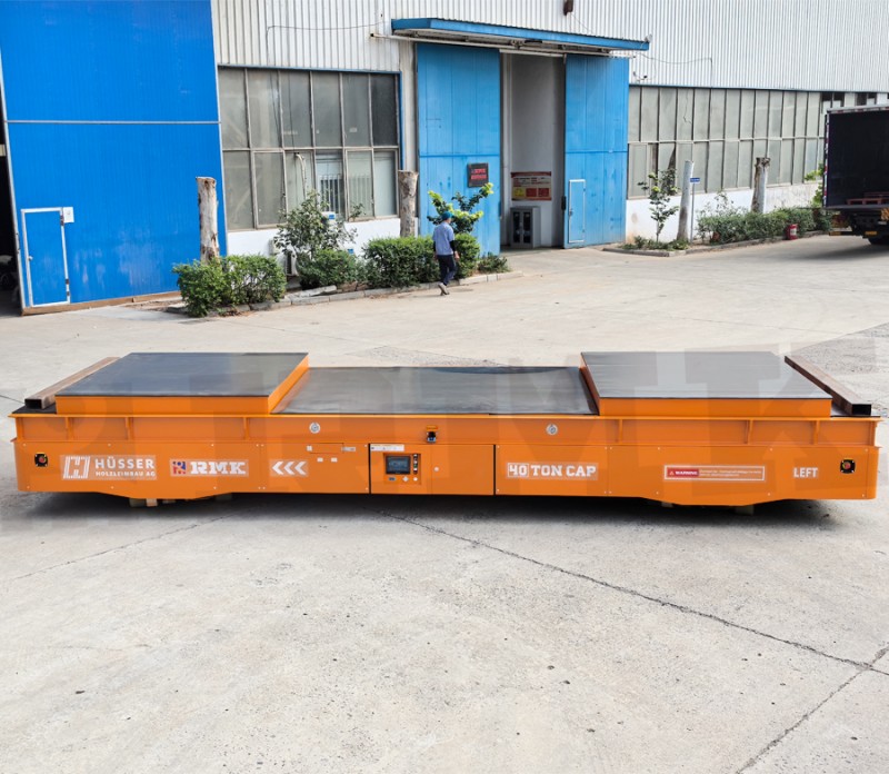 Heavy Duty 40 ton çelik plat omni-directional transfer cart