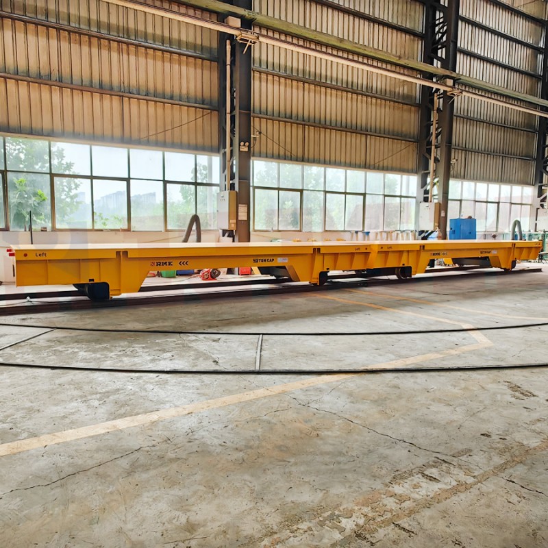 40 ton çelik struktur rail transfer trolley