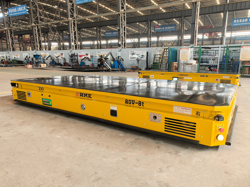 8 Ton Laser-Guided AGV with Lifting Pallet qaytaradi.