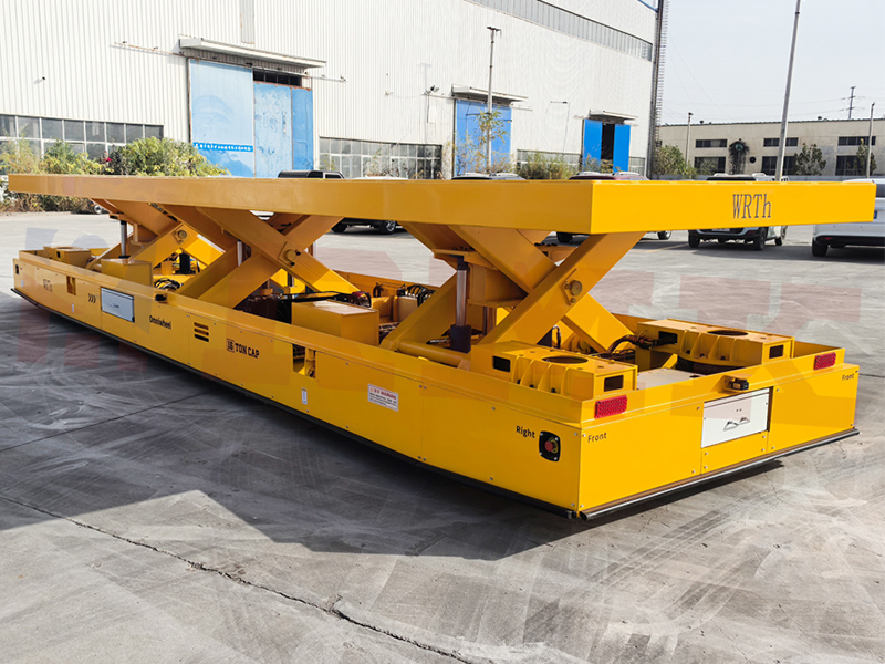 16 tonni üç-sissor synchronous lifting omniwheel transfer cart